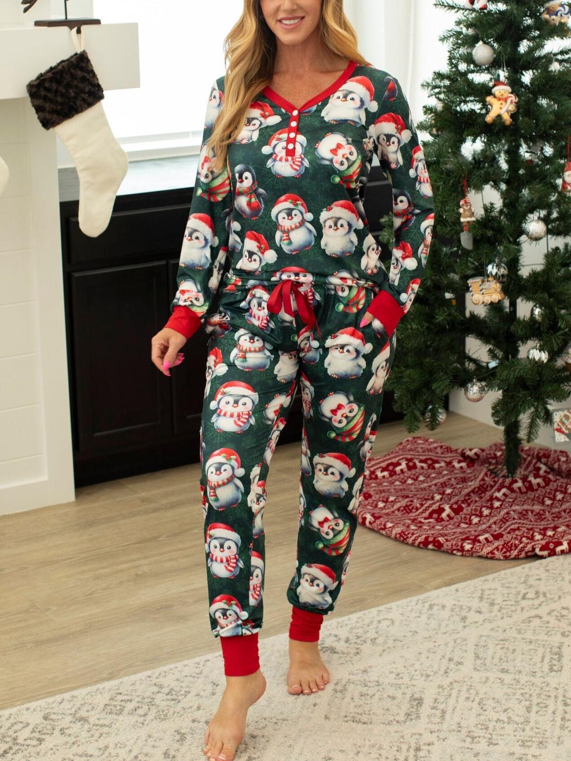 Holiday Cheer Pajama Set (Buy 2 Free Shipping)